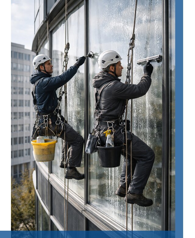 Мойка панорамных окон в Кимрах от 365 р. заказать у ВЫСОТНИК-Кмы