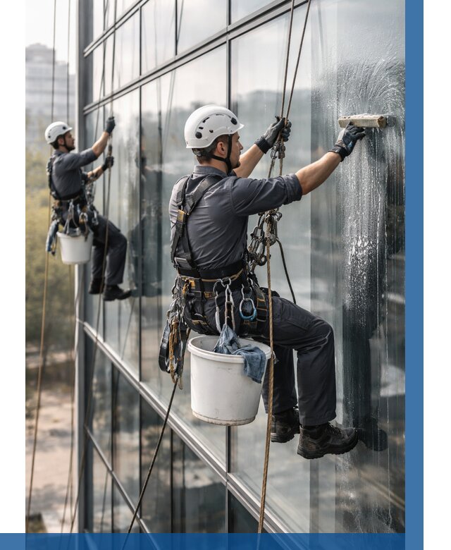 Мойка сплошного остекления в Кимрах, заказать от 313 р.| ВЫСОТНИК-Кмы