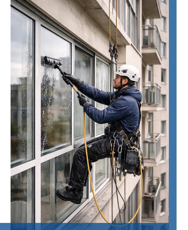 Мойка балконного остекления в Кимрах от 3654 р. | ВЫСОТНИК-Кмы