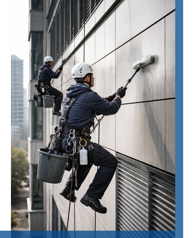 Мойка вентилируемого фасада в Кимрах от 261 р. | ВЫСОТНИК-Кмы