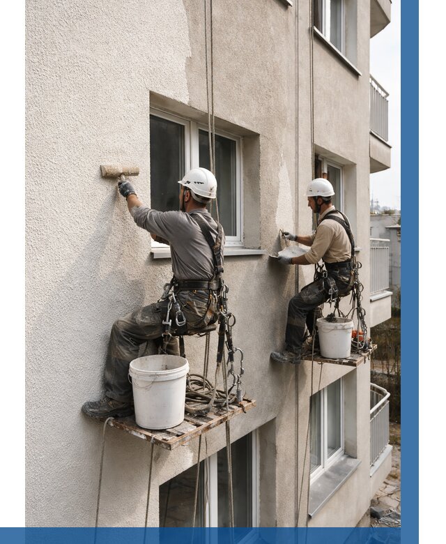 Нанесение короеда на фасад в Кимрах от 470 р. | ВЫСОТНИК-Кмы