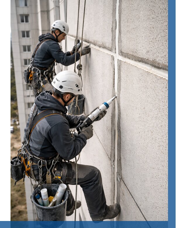 Герметизация межпанельных швов в Кимрах от 731 р. | ВЫСОТНИК-Кмы