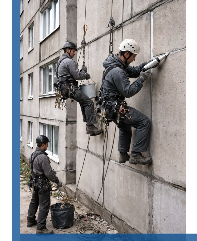 Герметизация межпанельных швов в Кимрах с гарантией герметичности