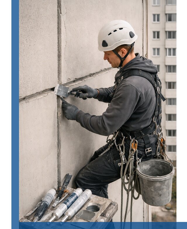 Ремонт межпанельных швов в Кимрах герметизация и восстановление