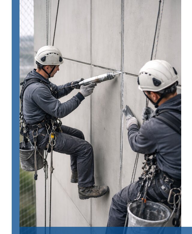 Первичная герметизация швов фасадов и кровель в Кимрах