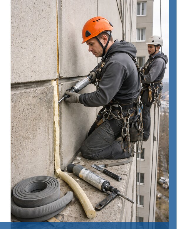 Теплый шов межпанельные швы в Кимрах от 731 р. | ВЫСОТНИК-Кмы