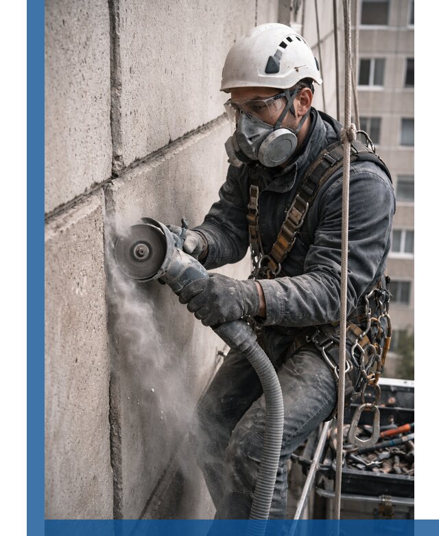 Штробление межпанельных швов в Кимрах качественно и быстро