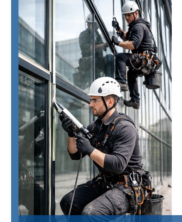 Герметизация витражных швов в Кимрах для зданий и фасадов