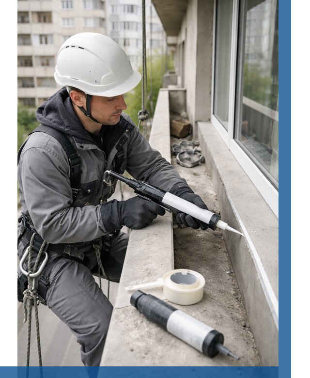 Герметизация швов лоджии в Кимрах от 4698 р. | ВЫСОТНИК-Кмы