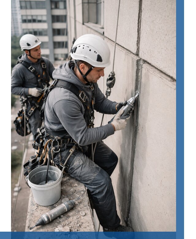 Ремонт деформационных швов здания в Кимрах от 1044 р. | ВЫСОТНИК-Кмы