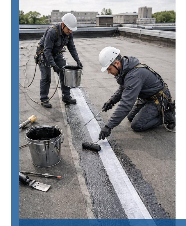 Гидроизоляция кровли мастикой в Кимрах надежная защита