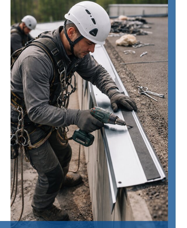 Монтаж капельника на кровле в Кимрах от 313 р. | ВЫСОТНИК-Кмы