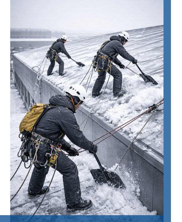 Очистка навесов от снега в Кимрах от 4698 р. | ВЫСОТНИК-Кмы