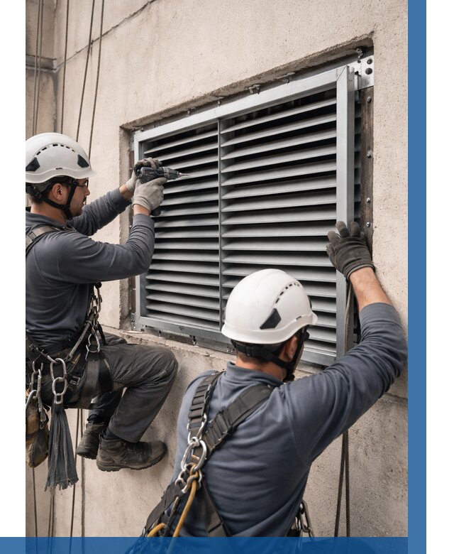 Монтаж вентиляционных решеток в Кимрах от 4698 р. | ВЫСОТНИК-Кмы