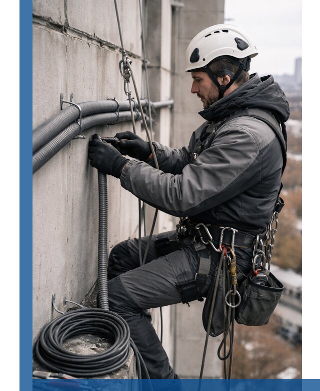 Профессиональный монтаж гофры для кабеля в Кимрах с гарантией