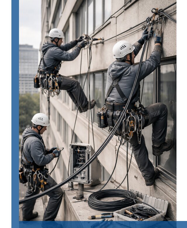 Прокладка оптоволоконного кабеля в Кимрах под ключ с тестированием