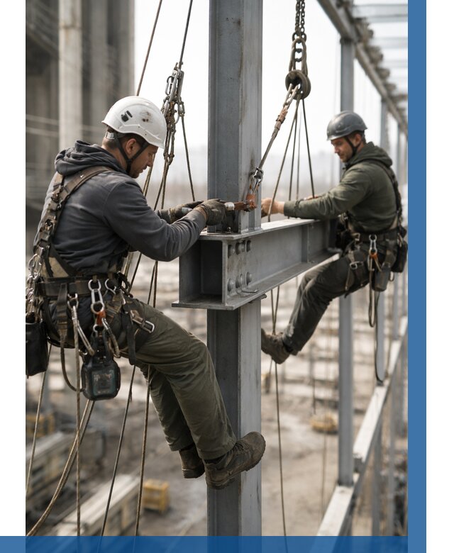 Монтаж металлоконструкций на высоте в Кимрах от 3654 р. | ВЫСОТНИК-Кмы