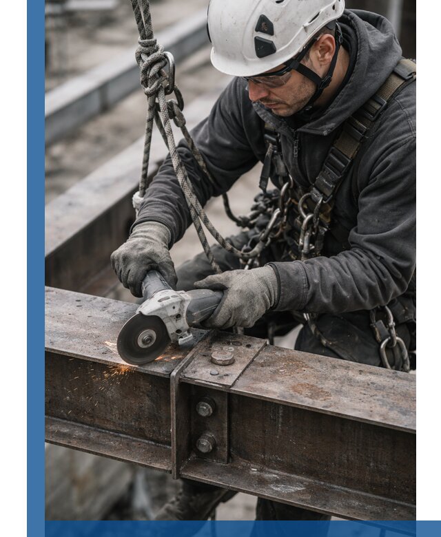 Резка металла на высоте в Кимрах для зданий и конструкций