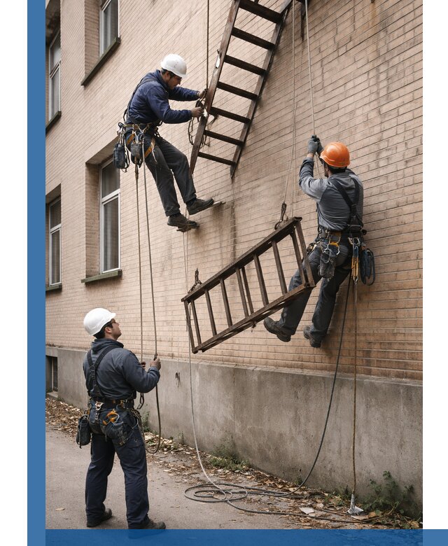 Демонтаж пожарной лестницы в Кимрах быстро и безопасно
