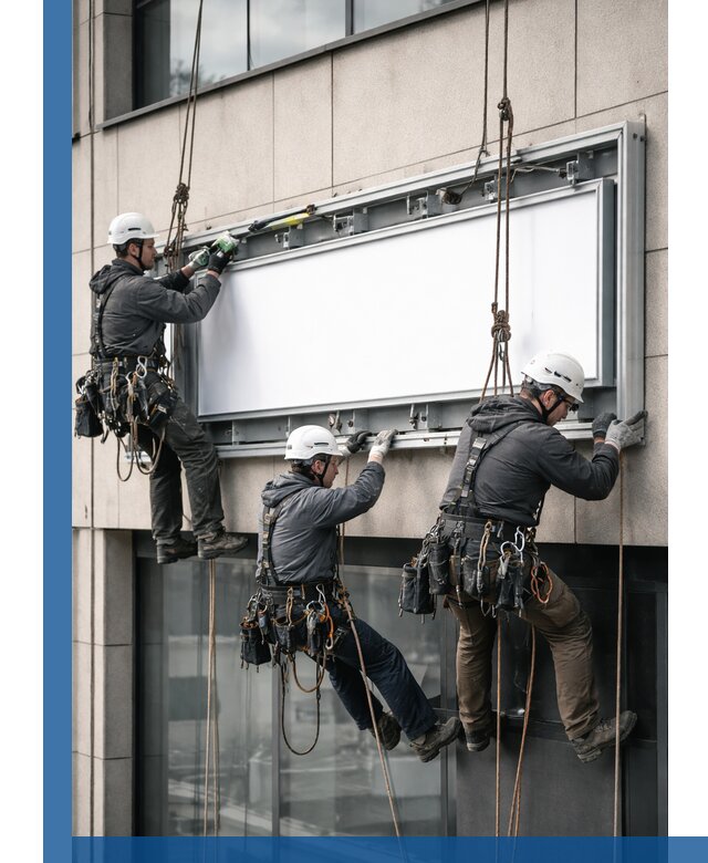 Профессиональный монтаж светового короба под ключ в Кимрах