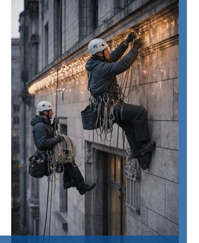 Монтаж новогодней иллюминации в Кимрах от 8873 р. | ВЫСОТНИК-Кмы