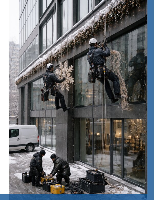 Демонтаж новогоднего оформления в Кимрах от 5741 р. | ВЫСОТНИК-Кмы