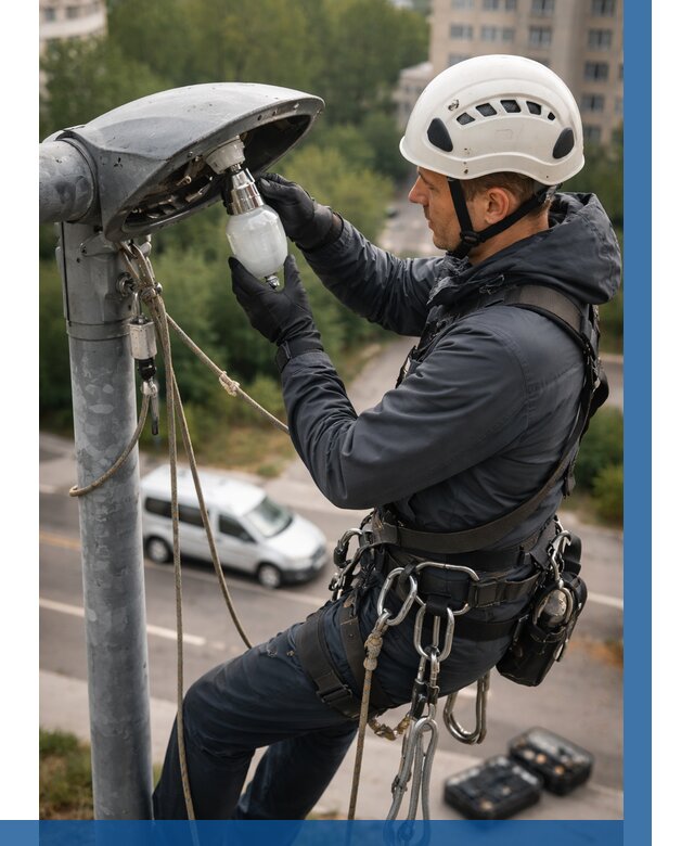 Замена ламп на высоте в Кимрах от 2610 р. | ВЫСОТНИК-Кмы