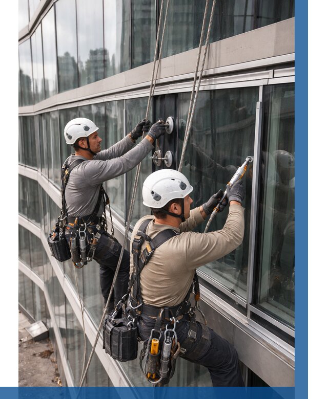 Радиусное остекление фасада в Кимрах от 12527 р. | ВЫСОТНИК-Кмы