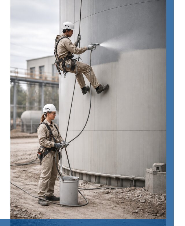 Покраска резервуаров в Кимрах от 1253 р. | ВЫСОТНИК-Кмы — заказать