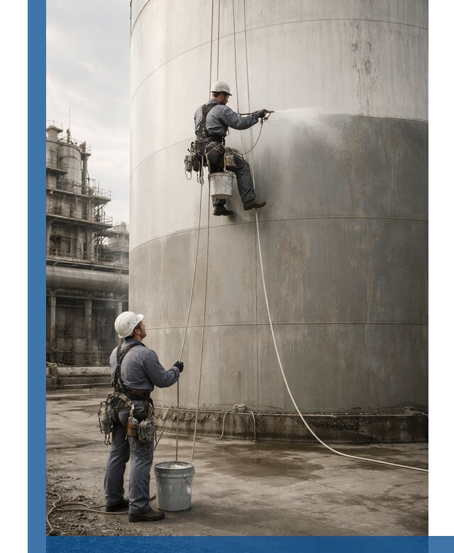 Покраска стальных резервуаров и емкостей в Кимрах профессионально