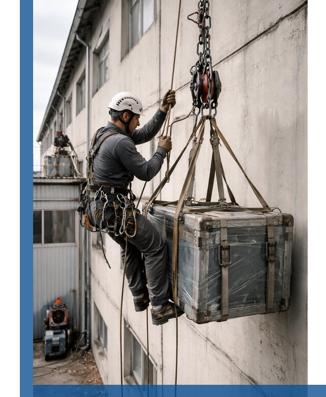 Подъем грузов на высоту в Кимрах для промышленных объектов