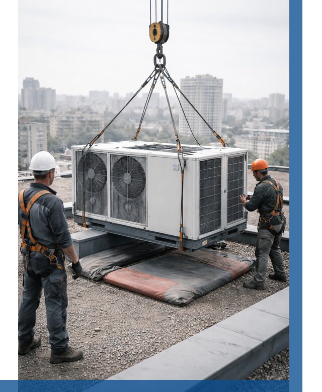 Подъем груза на крышу в Кимрах от 5220 р. | ВЫСОТНИК-Кмы заказать