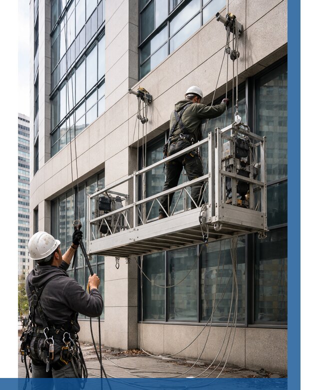 Монтаж и подъем фасадной люльки в Кимрах от 12527 р. | ВЫСОТНИК-Кмы