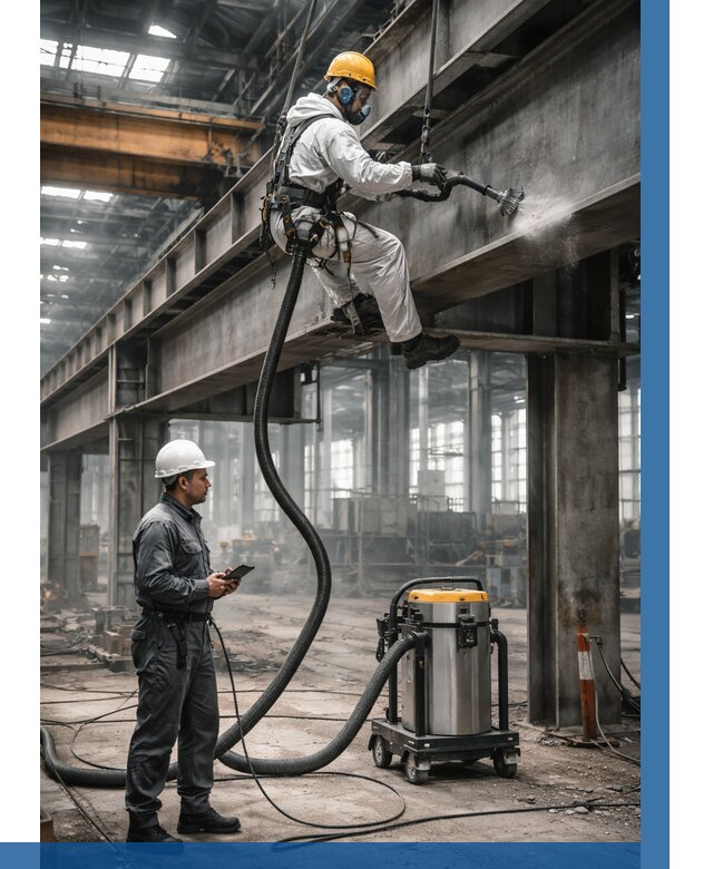 Обеспыливание конструкций в цехе в Кимрах от 4384 р. | ВЫСОТНИК-Кмы