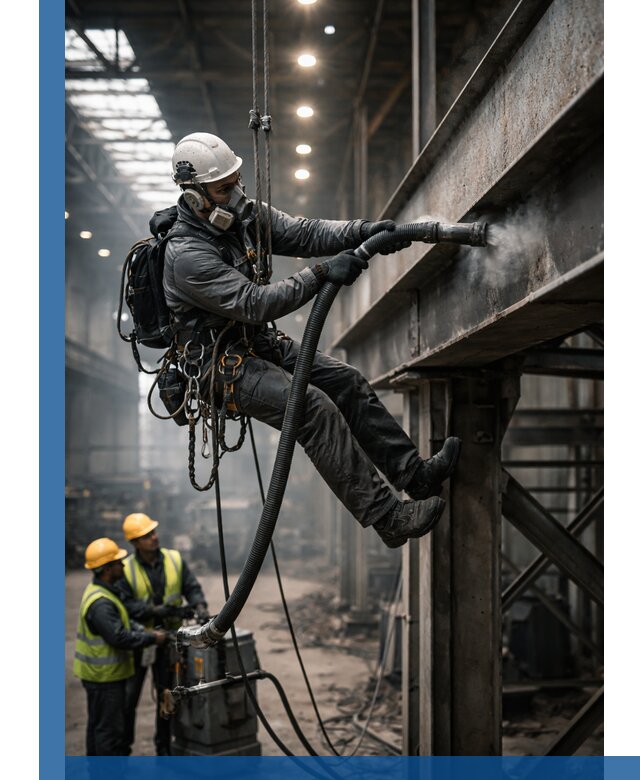 Обеспыливание конструкций в цехах промышленного производства в Кимрах