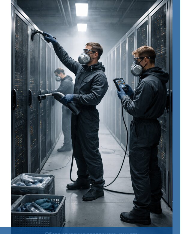 Обеспыливание серверной комнаты в Кимрах от 4698 р. | ВЫСОТНИК-Кмы