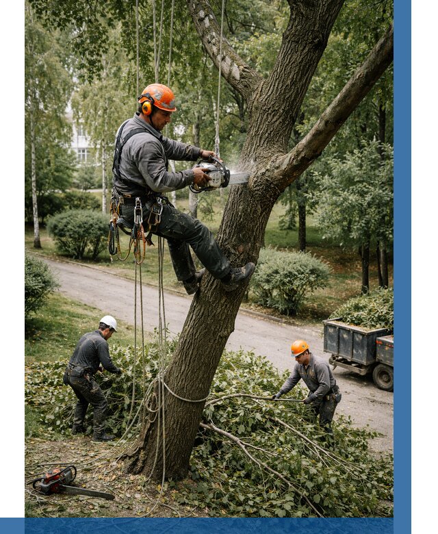 Кронирование деревьев в Кимрах от 6785 р. | ВЫСОТНИК-Кмы