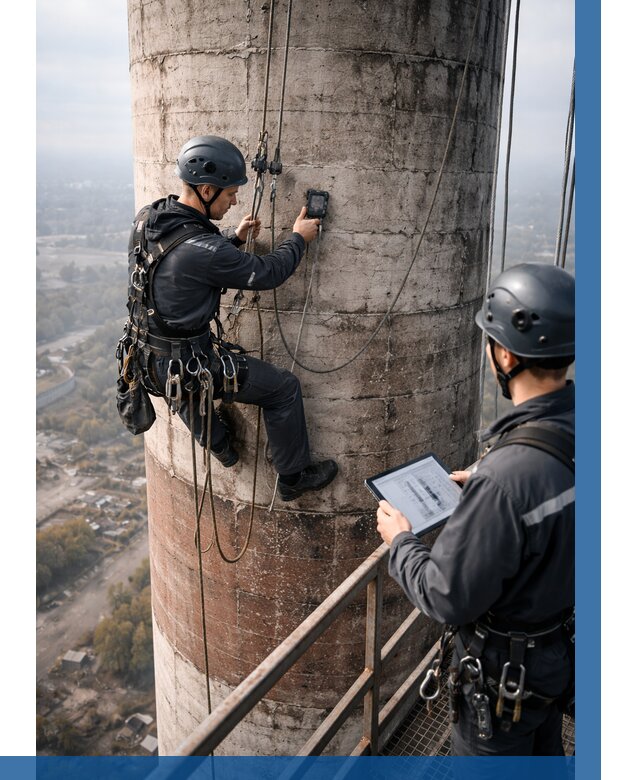 Обследование дымовой трубы в Кимрах от 8351 р. | ВЫСОТНИК-Кмы